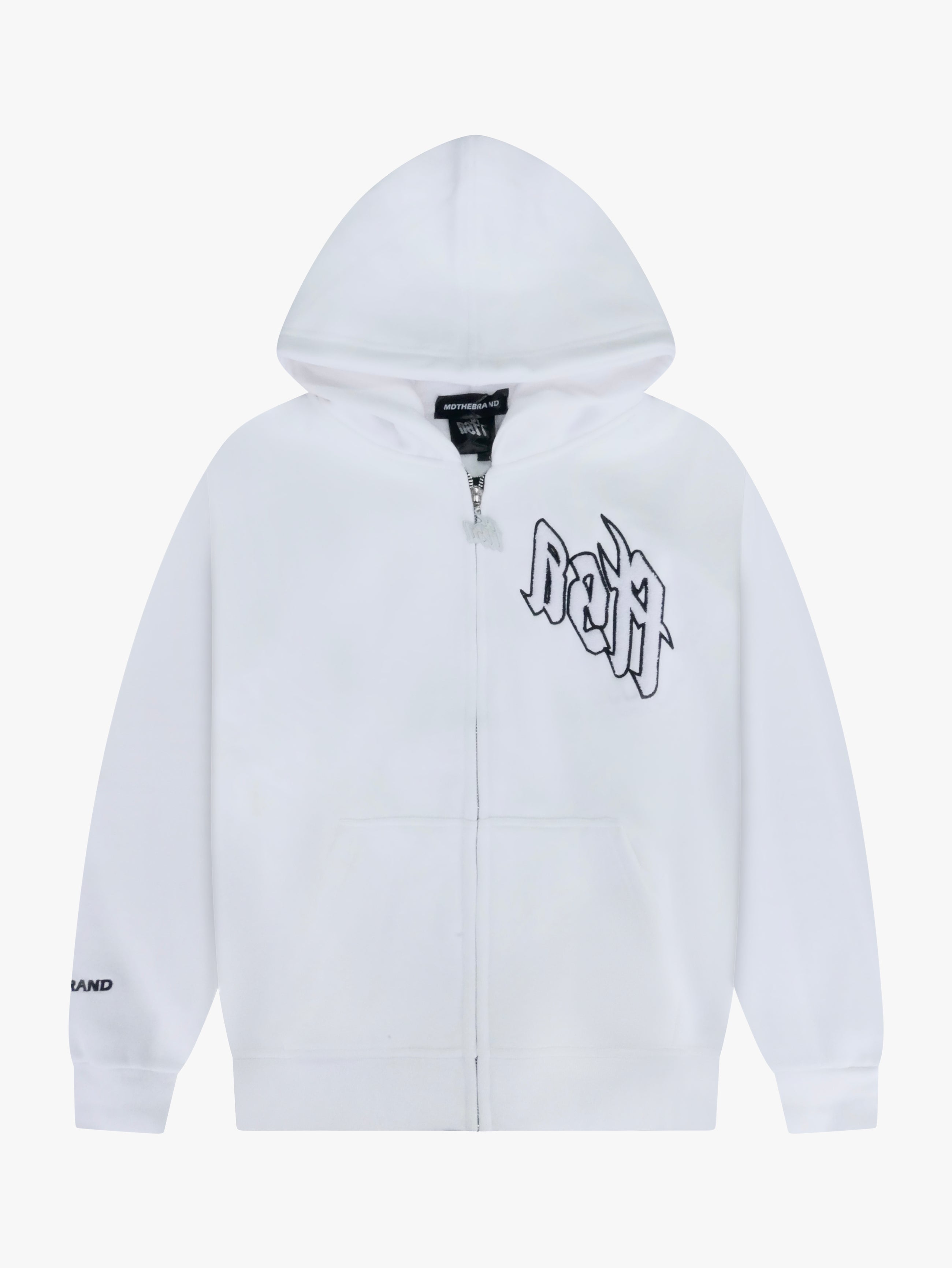 FTSA Hoodie Met Rits - WIT