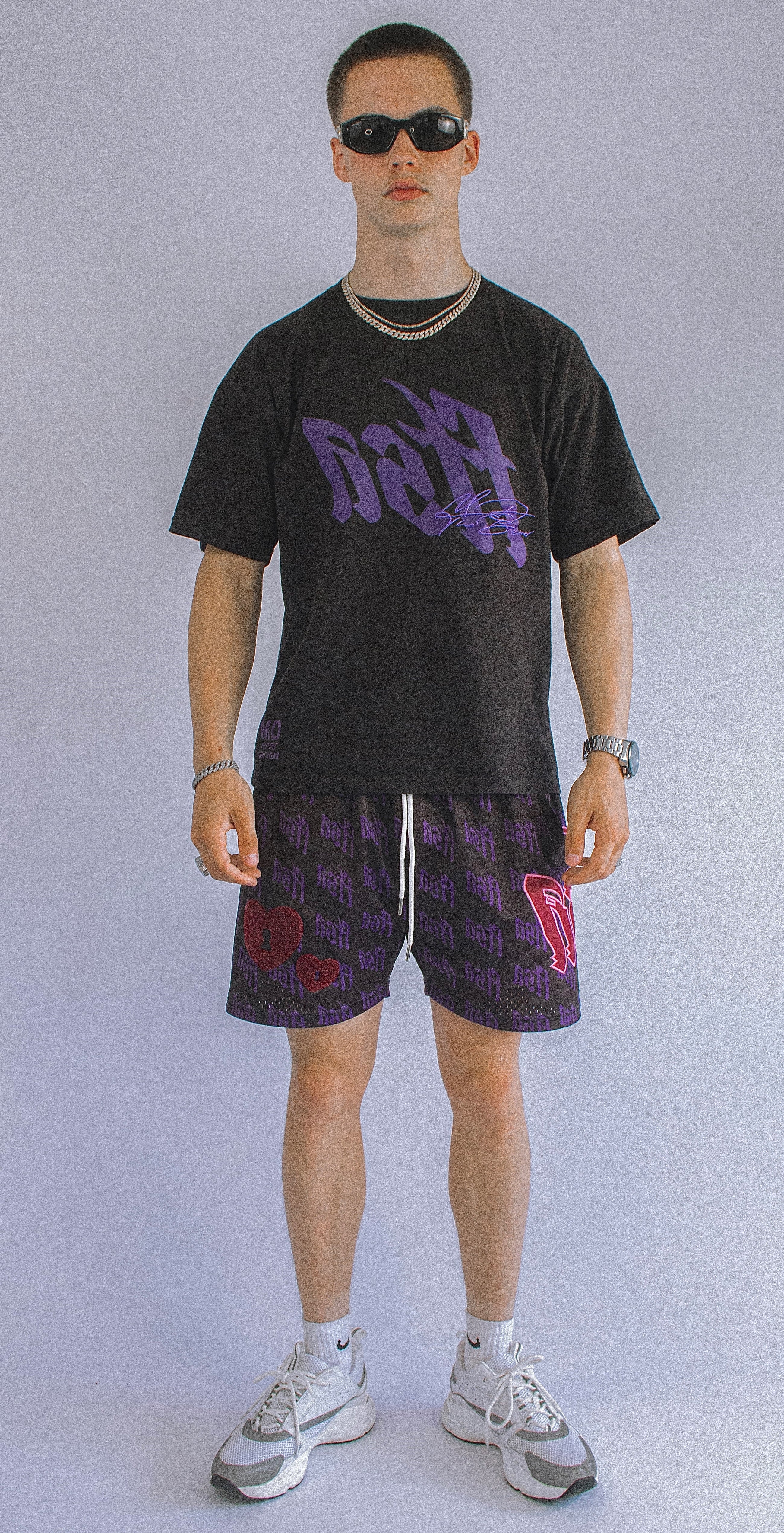 "FTSA" Mesh Shorts - Black