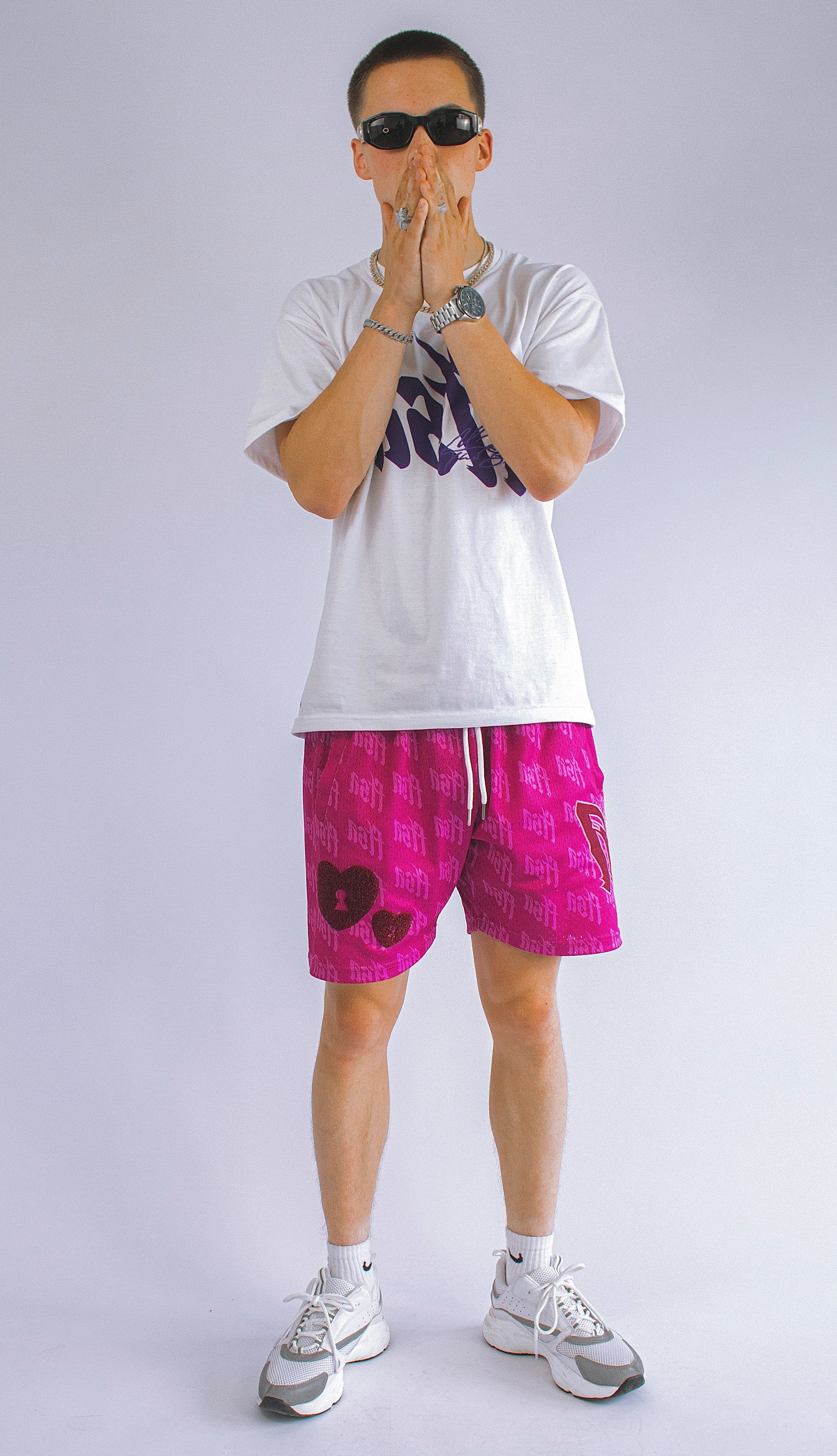 "FTSA" Mesh Shorts - Purple