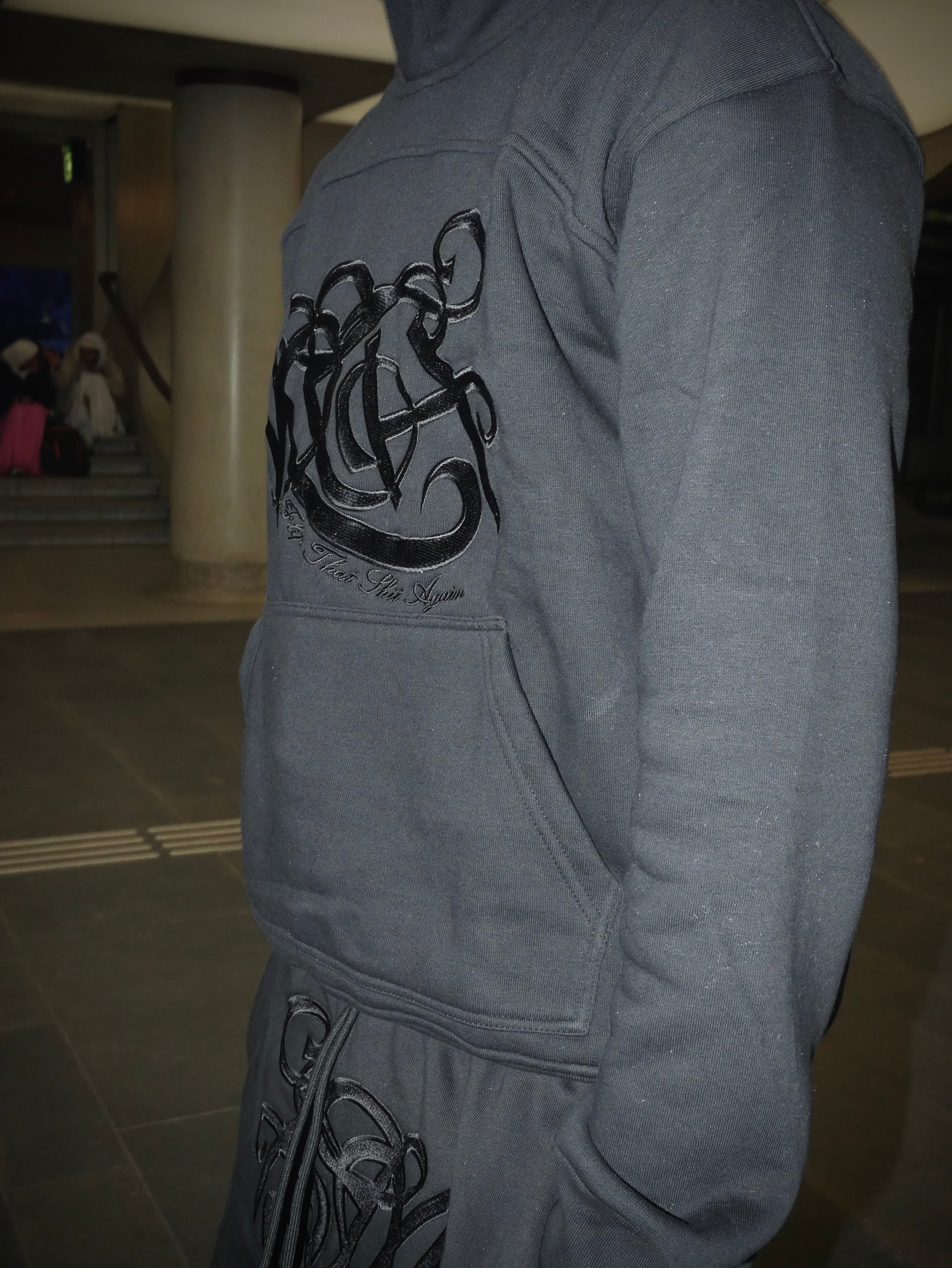 "Flip That Shit Again." V2 | Hoodie - BLACK