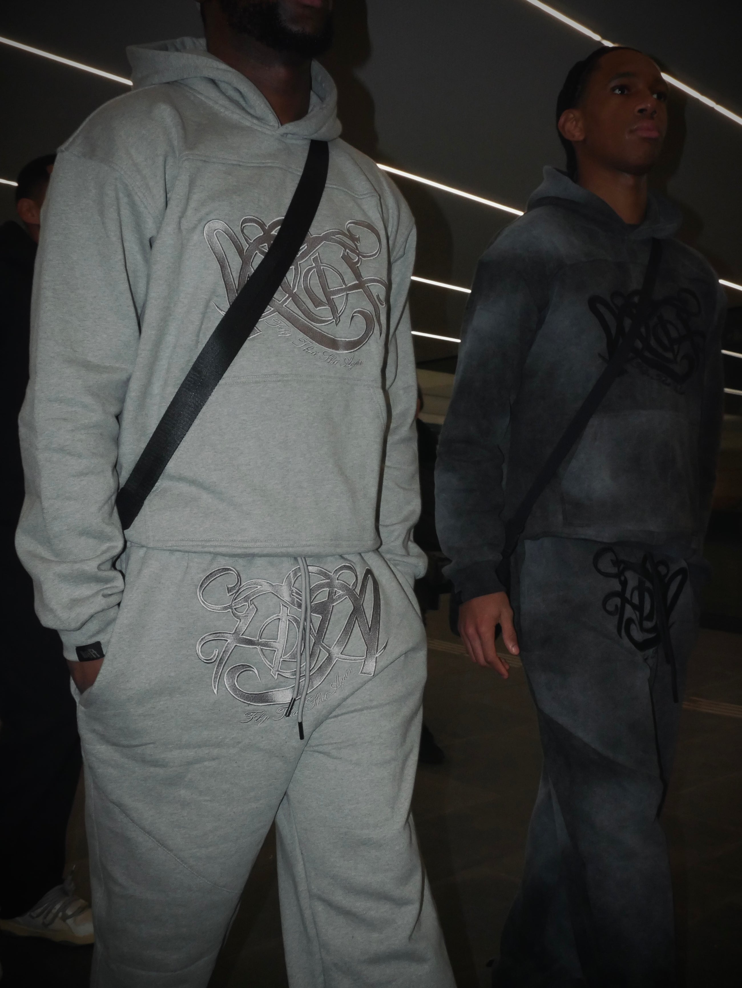 "Flip That Shit Again." V2 | Pants - GREY