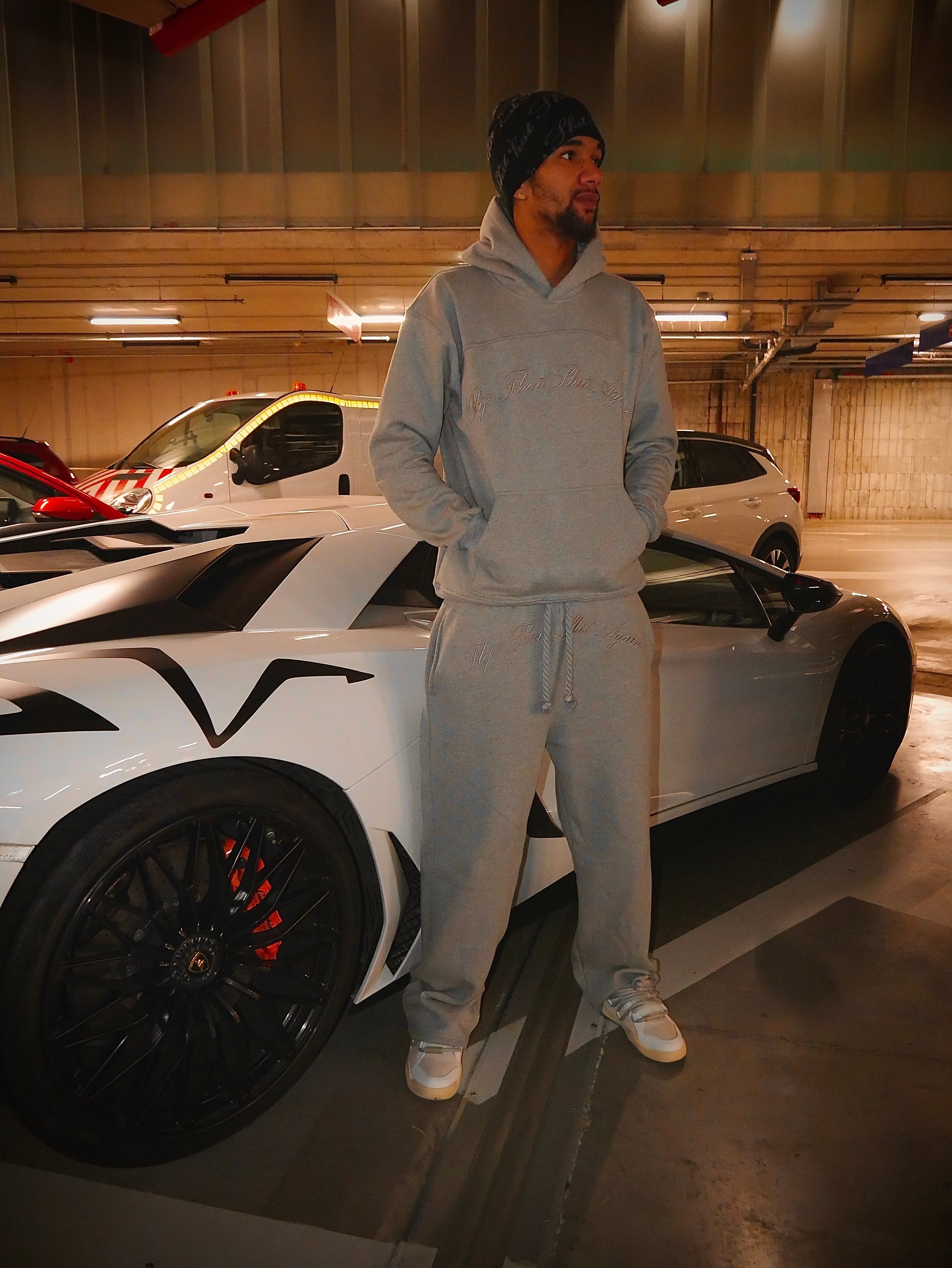 “Flip That Shit Again” Pants - GREY