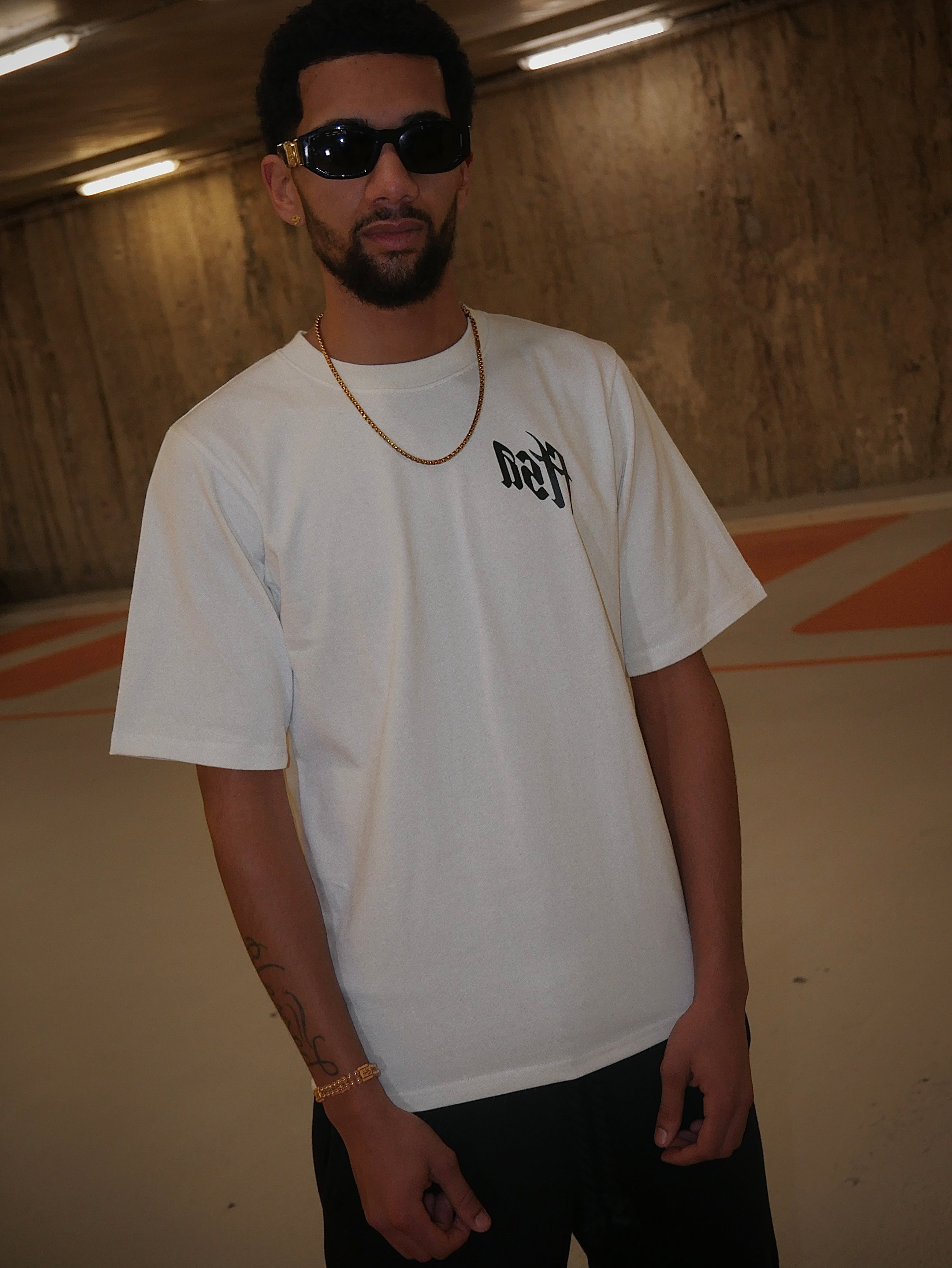 "For All Hustlers" T Shirt - WHITE