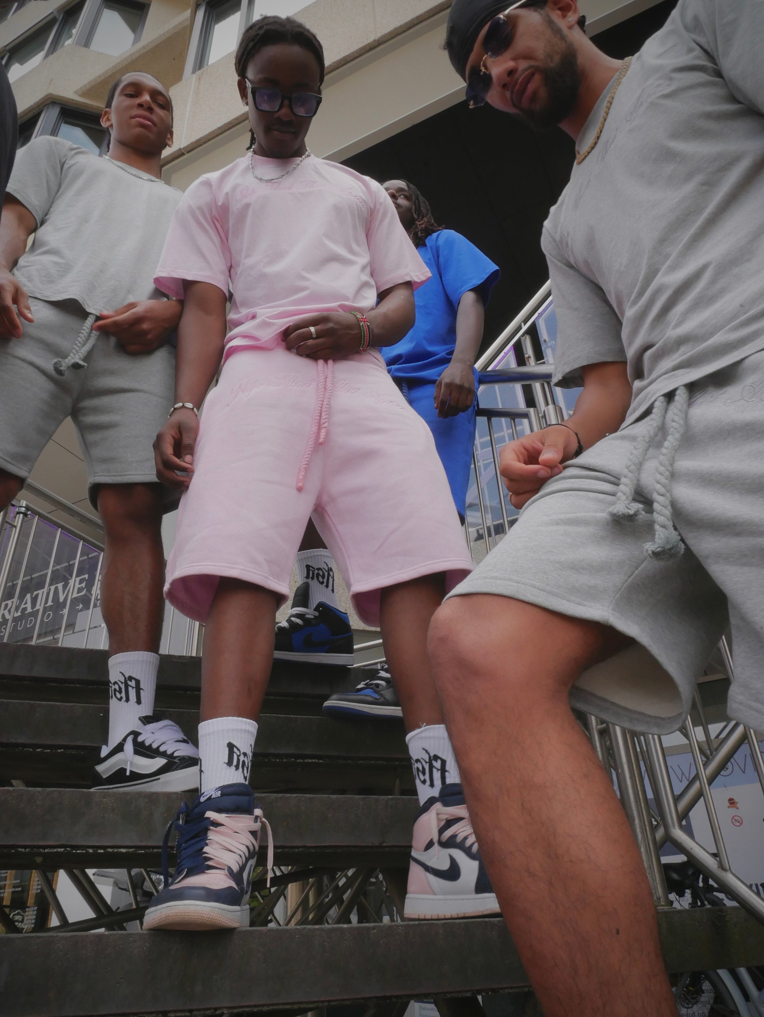 "Flip That Shit Again." Shorts - PINK