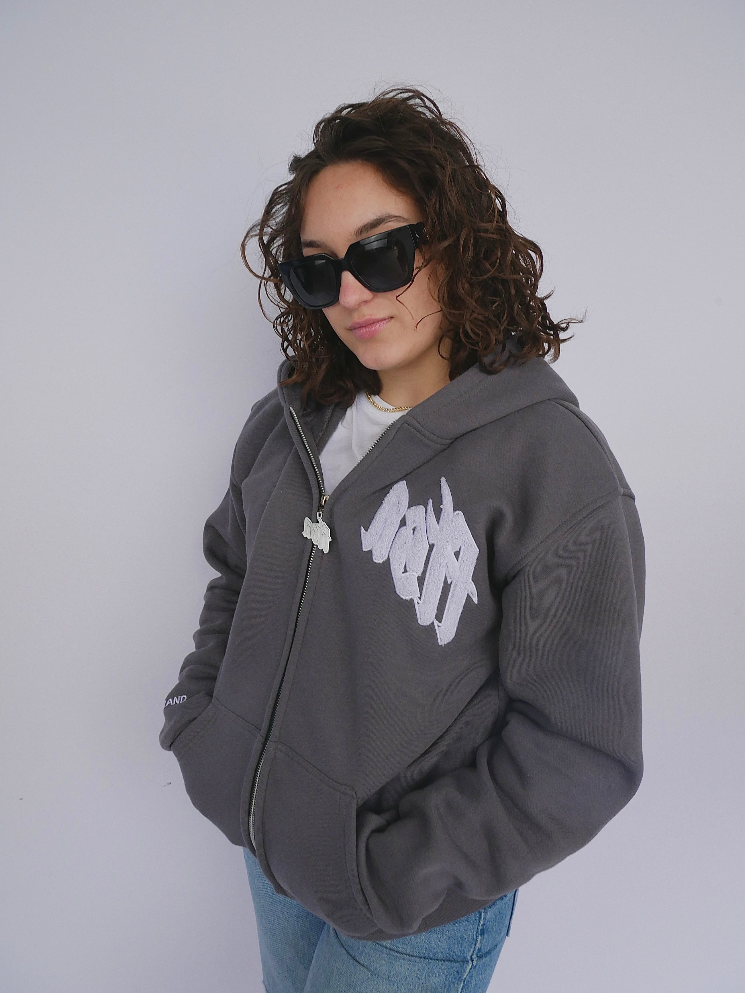 FTSA Zipped Hoodie - GREY