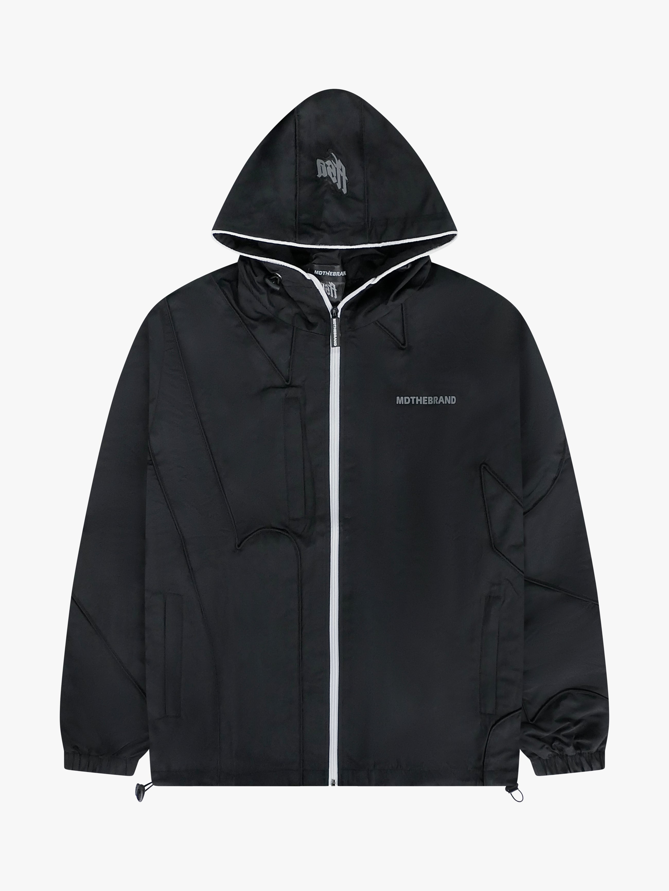 WINDBREAKER JACKET - BLACK
