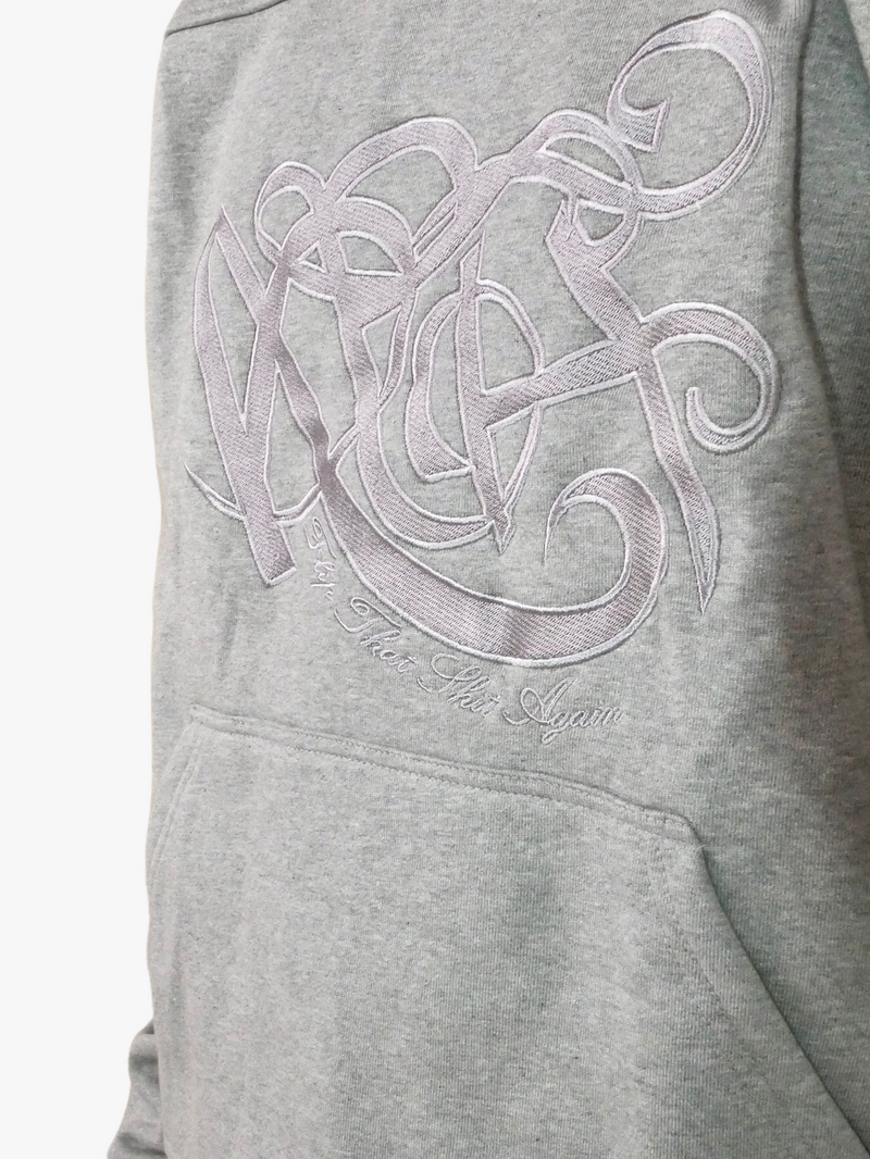 "Flip That Shit Again." V2 | Kapuzenpullover - GRAU