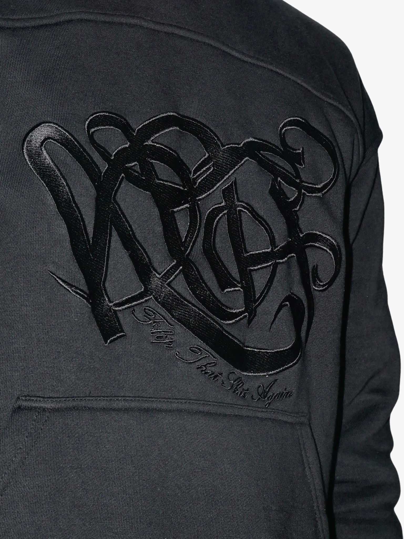 "Flip That Shit Again." V2 | Hoodie - BLACK