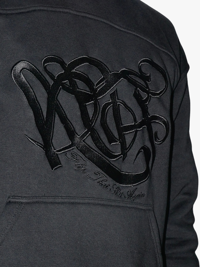 "Flip That Shit Again." V2 | Hoodie - BLACK