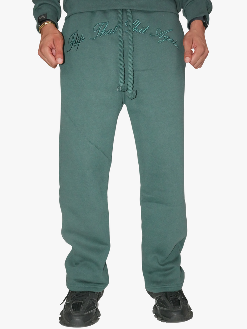 “Flip That Shit Again” Pants - GREEN