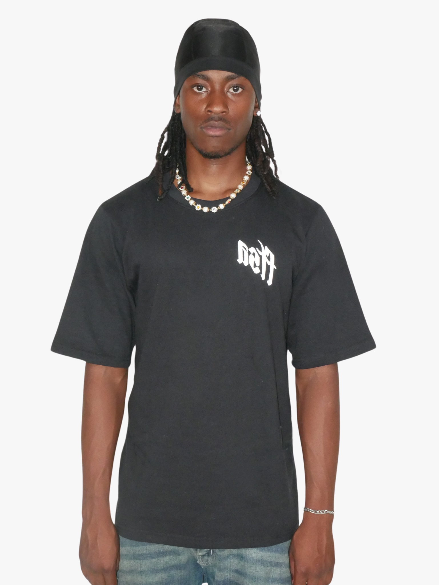 "For All Hustlers" T Shirt - BLACK