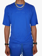 "Flip That Shit Again." Shorts - BLUE