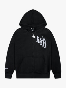 FTSA Zipped Hoodie - BLACK