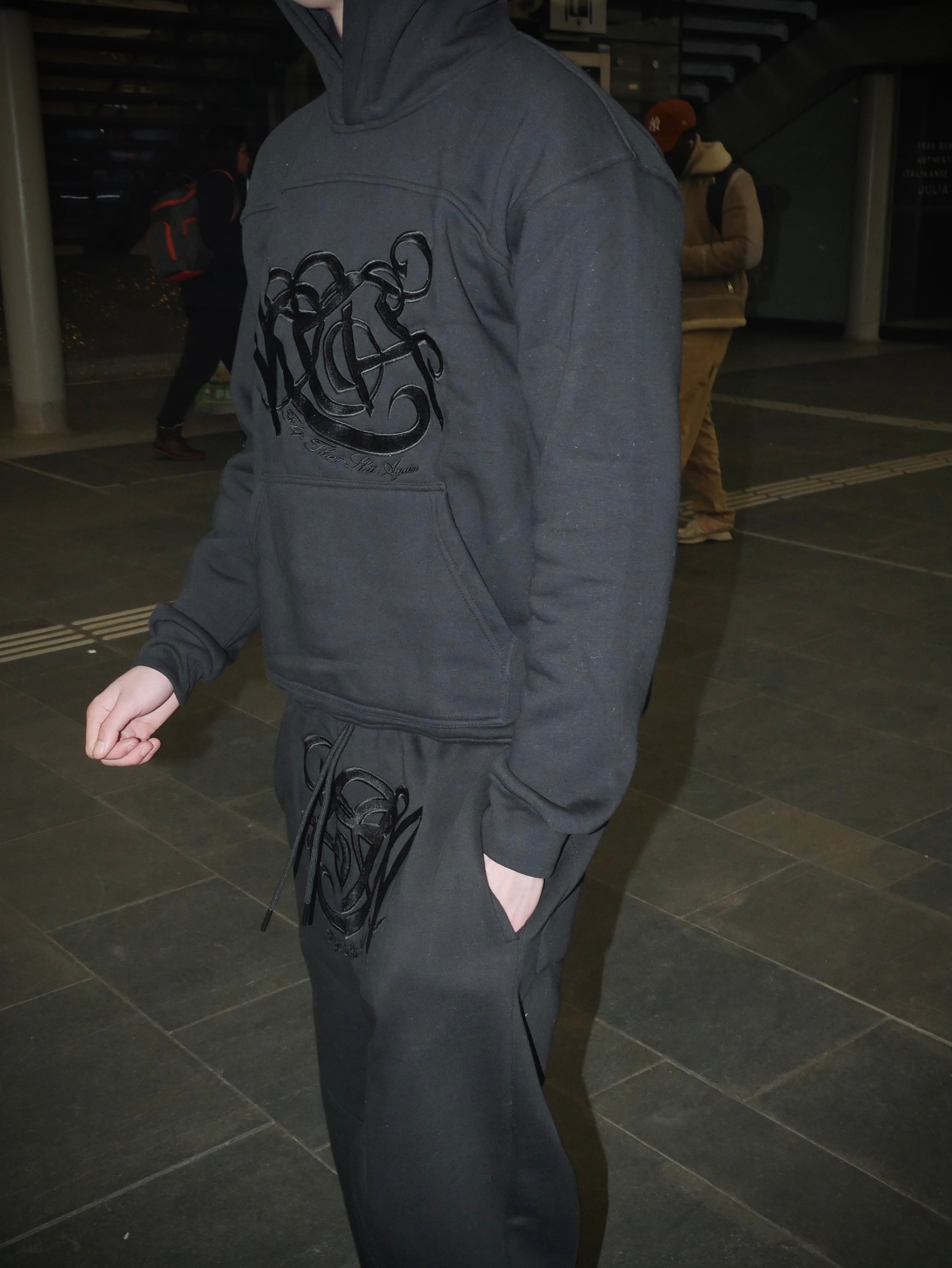 "Flip That Shit Again." V2 | Hoodie - BLACK