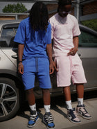 "Flip That Shit Again." Shorts - BLUE