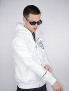 FTSA Zipped Hoodie - WHITE