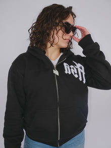 FTSA Zipped Hoodie - BLACK