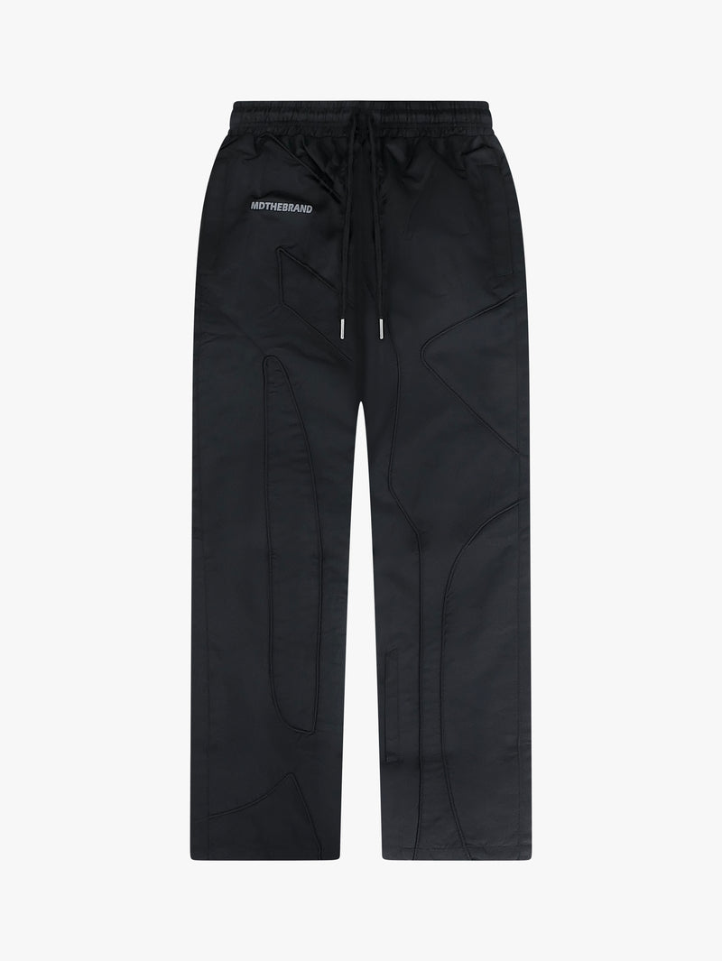 WINDBREAKER PANTS - BLACK