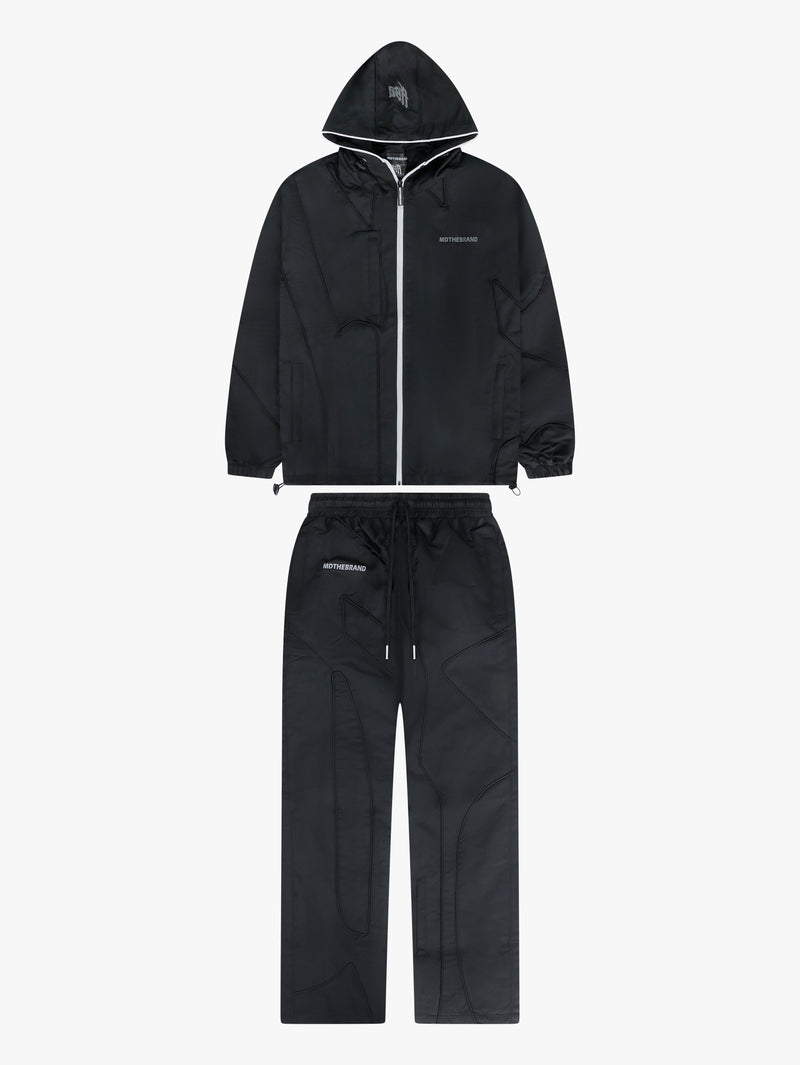 WINDBREAKER TRACKSUIT - BLACK